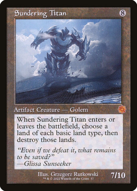 Sundering Titan (57) - The Brothers' War Retro Artifacts (BRR)