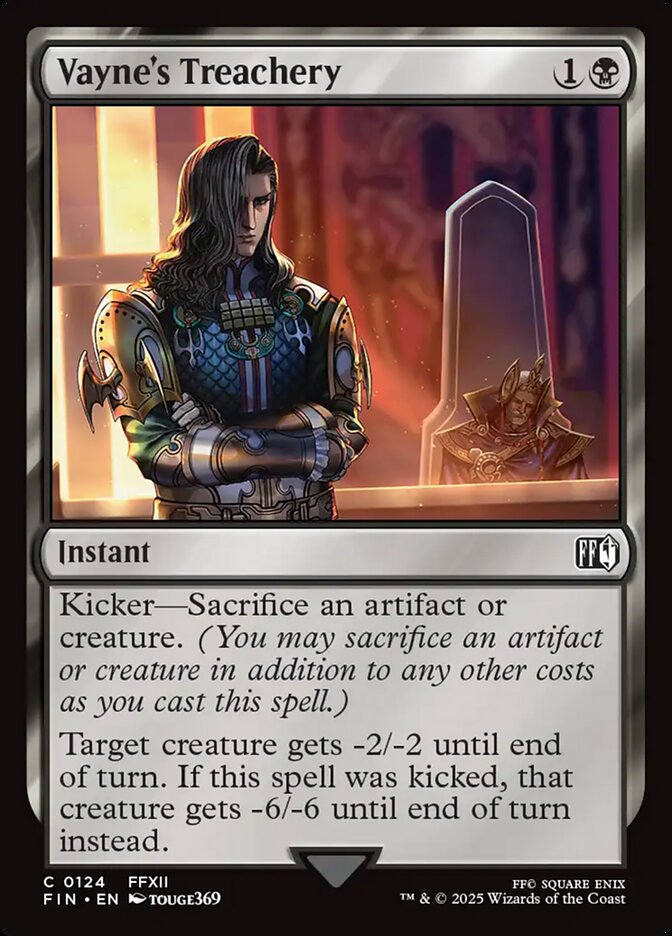 Vayne's Treachery (124) - [Foil] Final Fantasy (FIN)