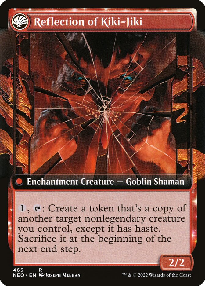 Fable of the Mirror-Breaker // Reflection of Kiki-Jiki (465) - Kamigawa: Neon Dynasty (NEO)