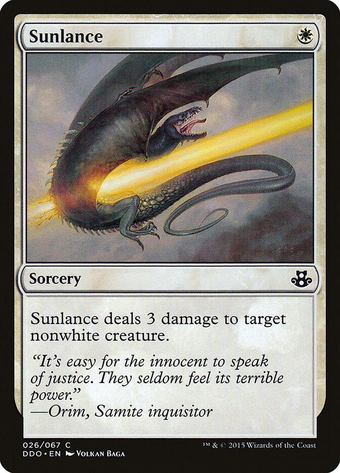 Sunlance (26) - Duel Decks: Elspeth vs. Kiora (DDO)