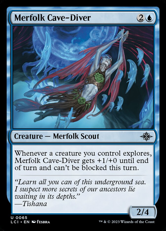 Merfolk Cave-Diver (65) - The Lost Caverns of Ixalan (LCI)