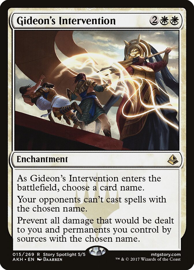 Gideon's Intervention (15) - Amonkhet (AKH)
