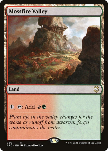 Mossfire Valley (250) - Forgotten Realms Commander (AFC)