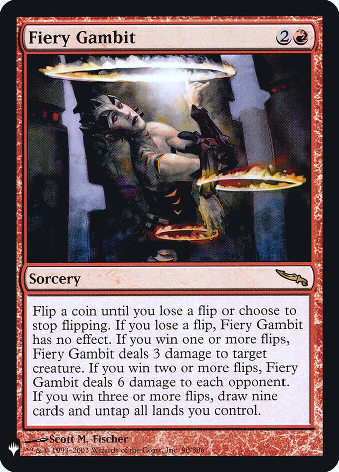 Fiery Gambit - [Foil] The List (PLST)