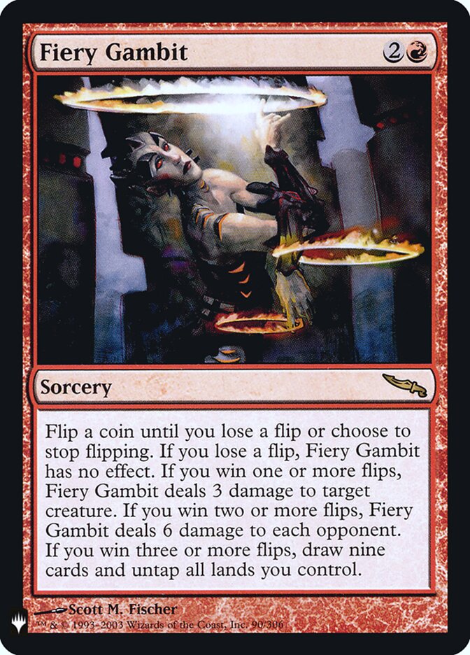 Fiery Gambit (MRD-90) - The List (PLST)