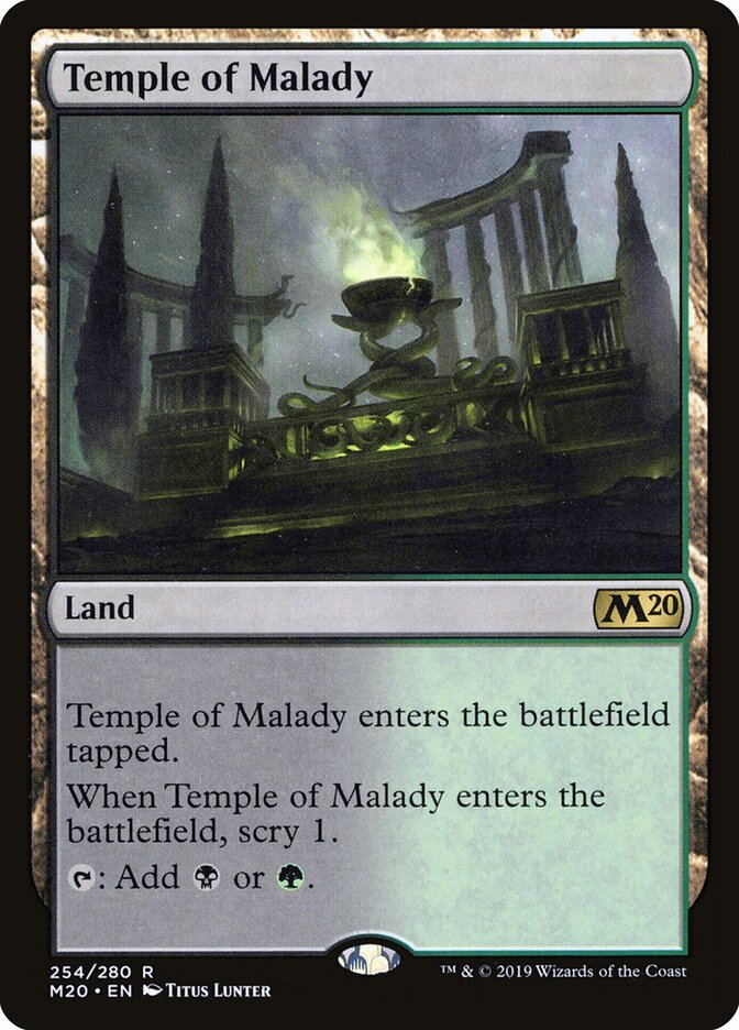 Temple of Malady (254) - Core Set 2020 (M20)
