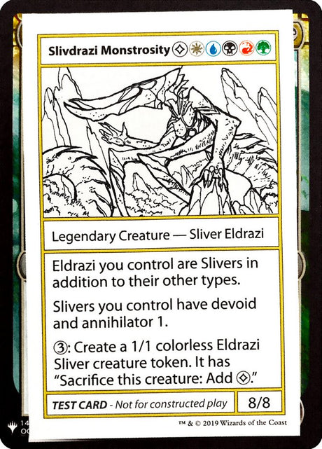 Slivdrazi Monstrosity (102) - Mystery Booster Playtest Cards 2019 (CMB1)