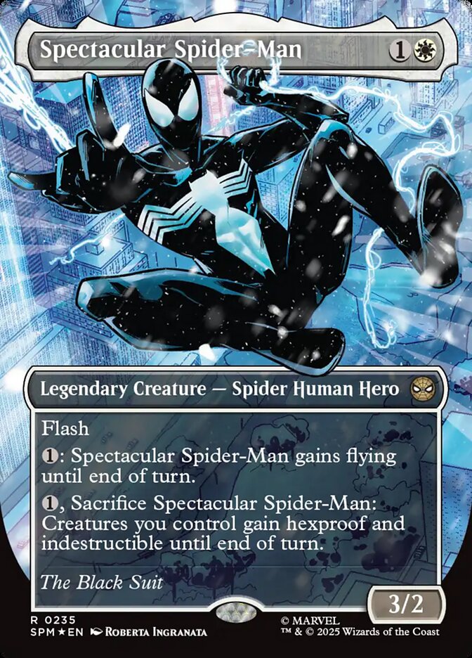 Spectacular Spider-Man (235) - [Textured Foil, Borderless] Marvel's Spider-Man (SPM)