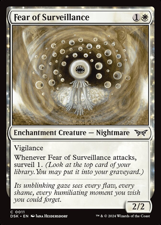 Fear of Surveillance (11) - Duskmourn: House of Horror (DSK)