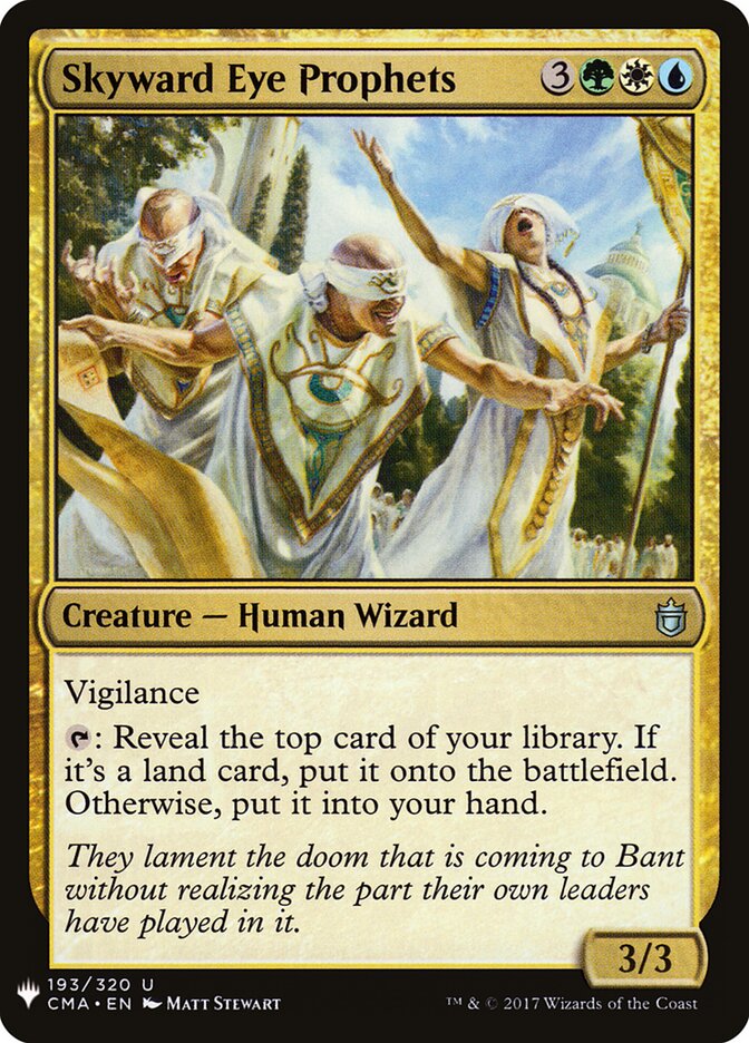 Skyward Eye Prophets (CMA-193) - The List (PLST)