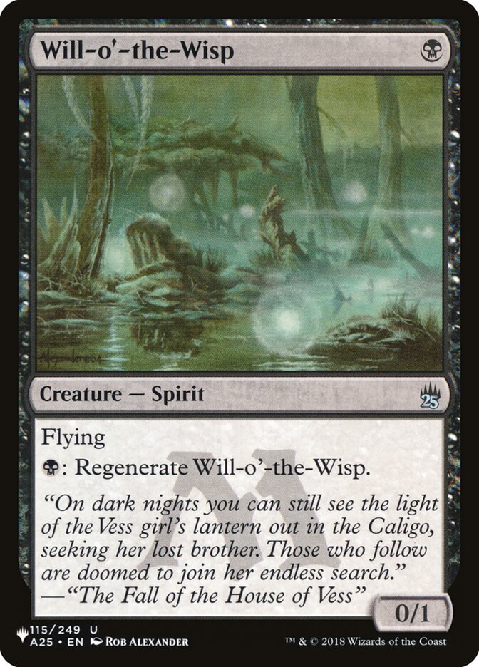 Will-o'-the-Wisp (A25-115) - The List (PLST)