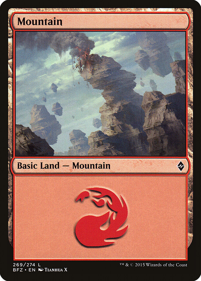 Mountain (269a) - Battle for Zendikar (BFZ)