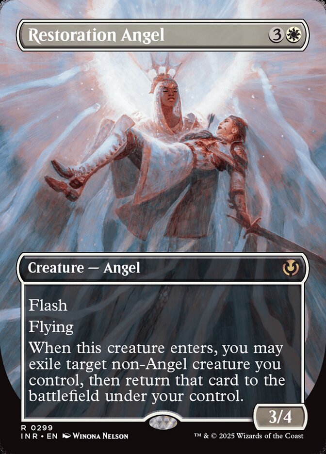 Restoration Angel - [Foil, Borderless] Innistrad Remastered (INR)