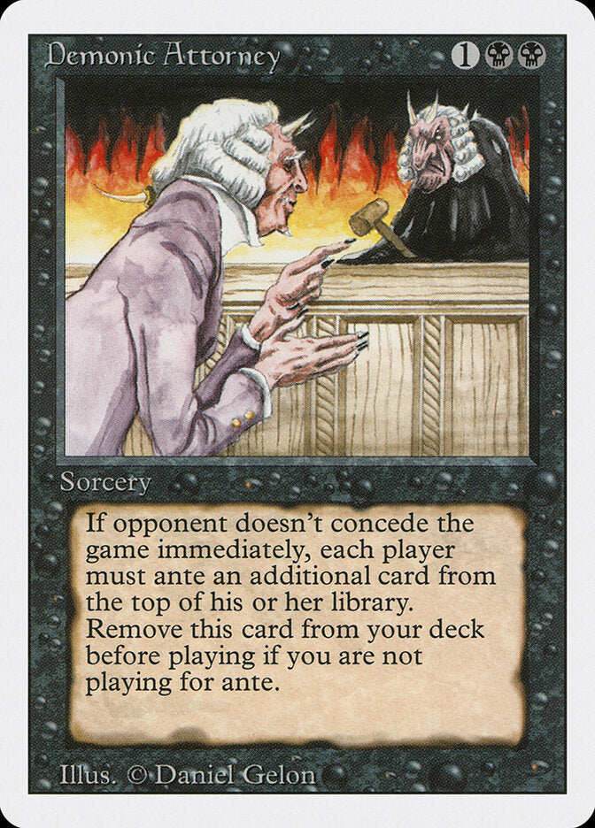 Demonic Attorney (103) - Revised Edition (3ED)