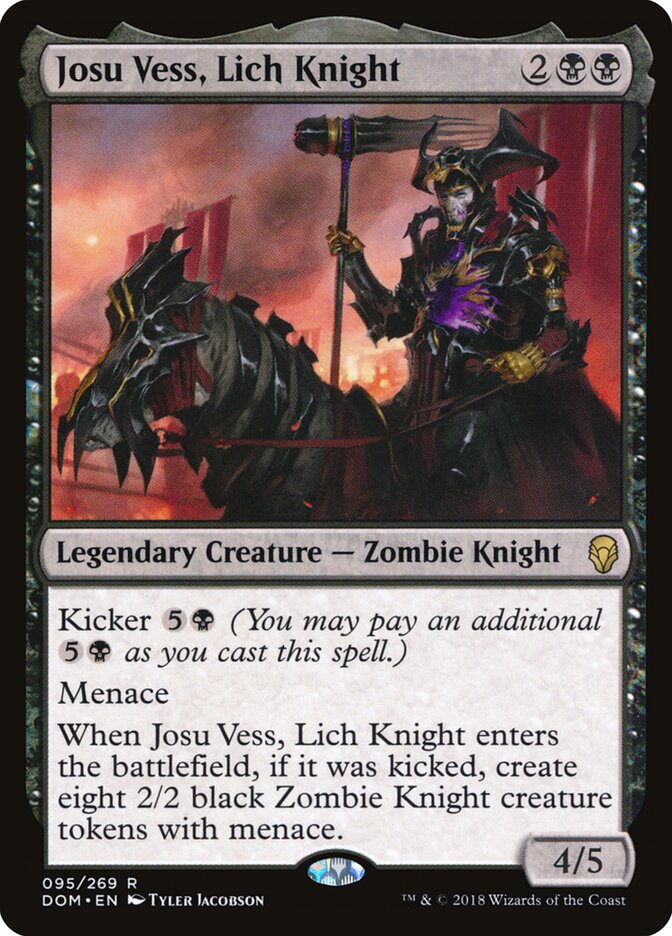 Josu Vess, Lich Knight (95) - Dominaria (DOM)
