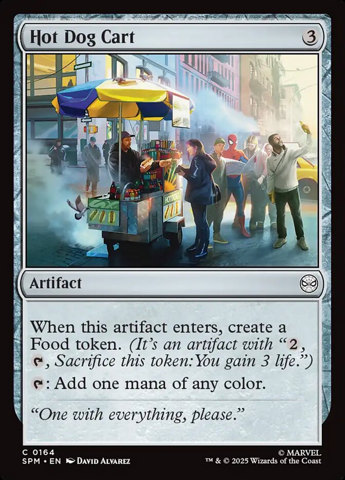 Hot Dog Cart (164) - [Foil] Marvel's Spider-Man (SPM)