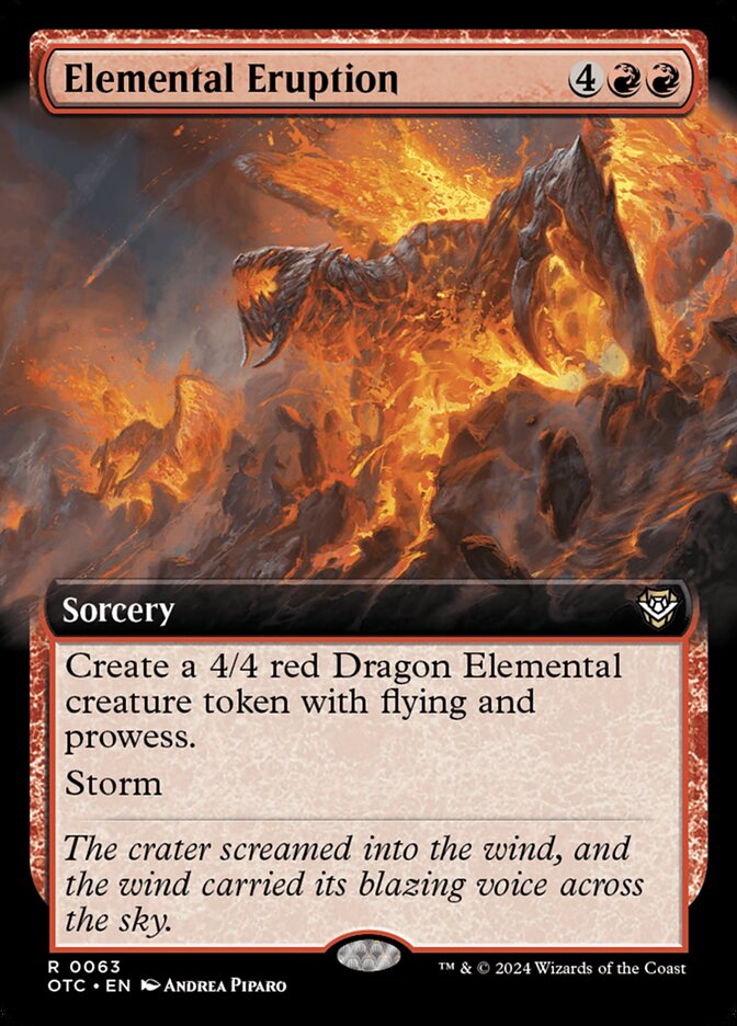 Elemental Eruption (63) - Outlaws of Thunder Junction Commander (OTC)