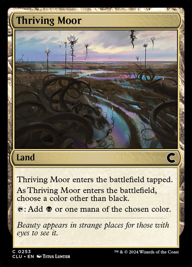 Thriving Moor (253) - Ravnica: Clue Edition (CLU)