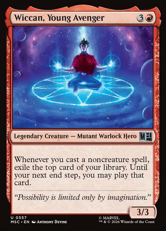 Wiccan, Young Avenger (557) - Marvel Super Heroes Commander (MSC)