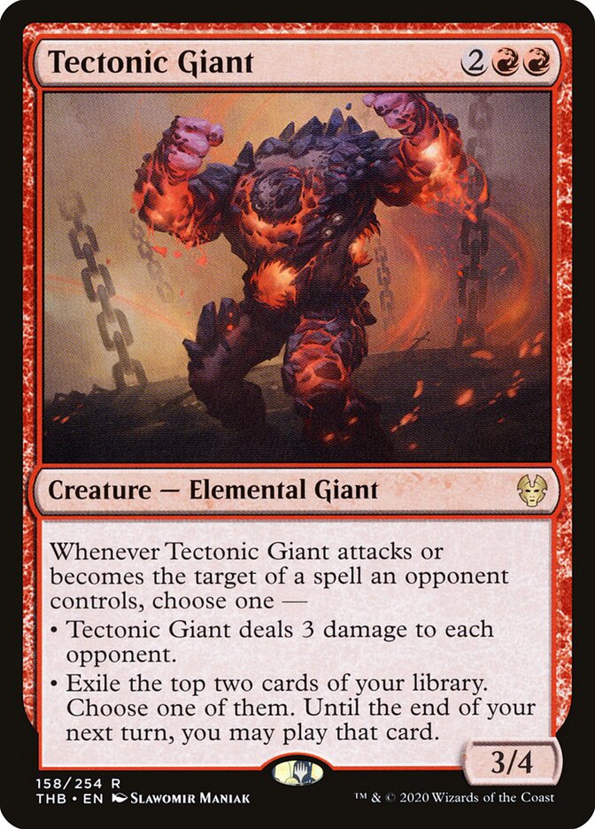 Tectonic Giant (158) - Theros Beyond Death (THB)
