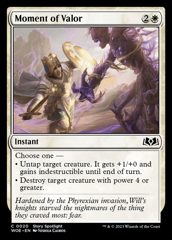 Moment of Valor (20) - Wilds of Eldraine (WOE)
