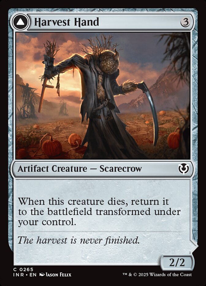 Harvest Hand // Scrounged Scythe - Innistrad Remastered (INR)