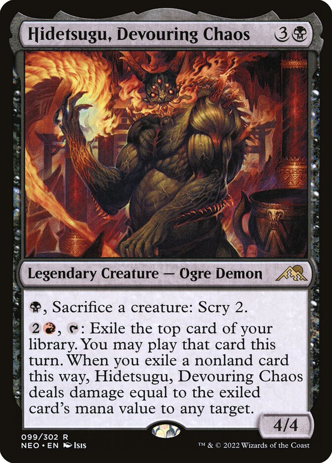 Hidetsugu, Devouring Chaos (99) - Kamigawa: Neon Dynasty (NEO)