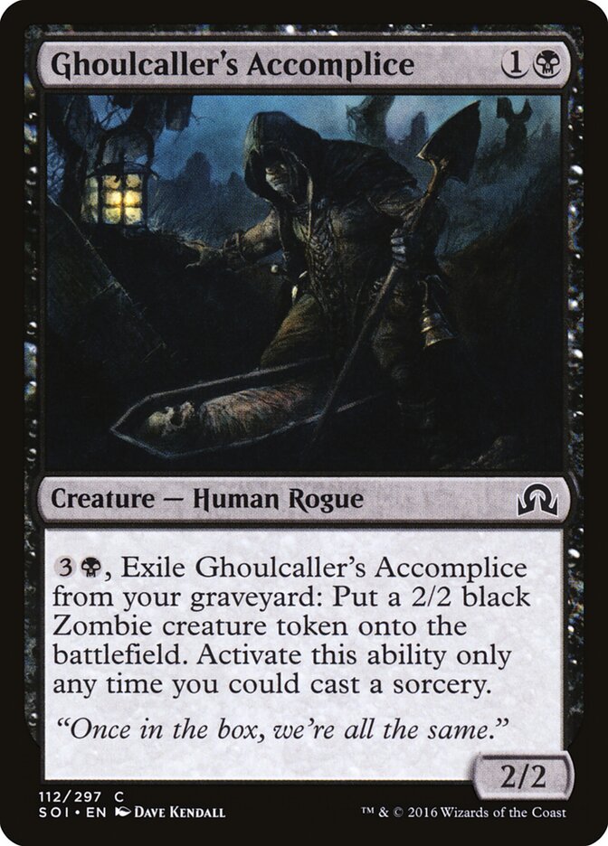 Ghoulcaller's Accomplice (112) - Shadows over Innistrad (SOI)