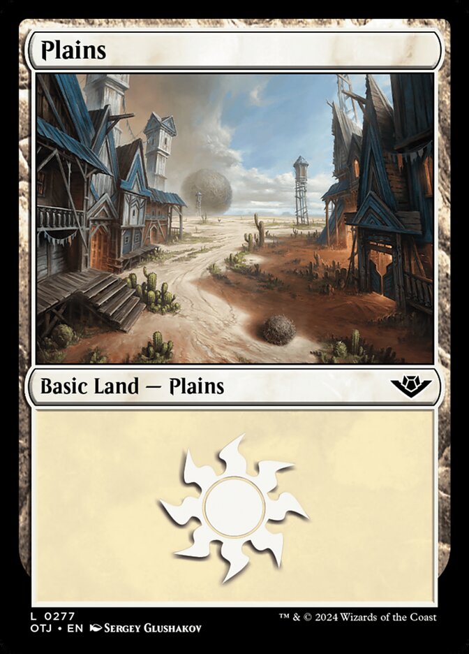 Plains (277) - [Foil] Outlaws of Thunder Junction (OTJ)