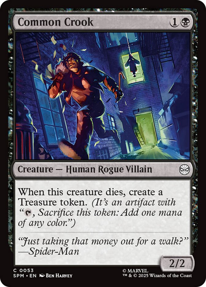 Common Crook (53) - [Foil] Marvel's Spider-Man (SPM)