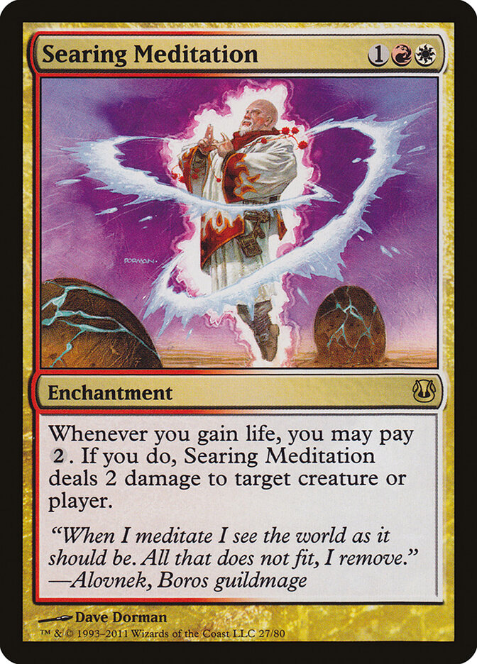Searing Meditation (27) - Duel Decks: Ajani vs. Nicol Bolas (DDH)