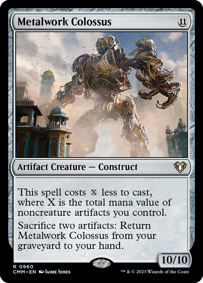 Metalwork Colossus (960) - Commander Masters (CMM)