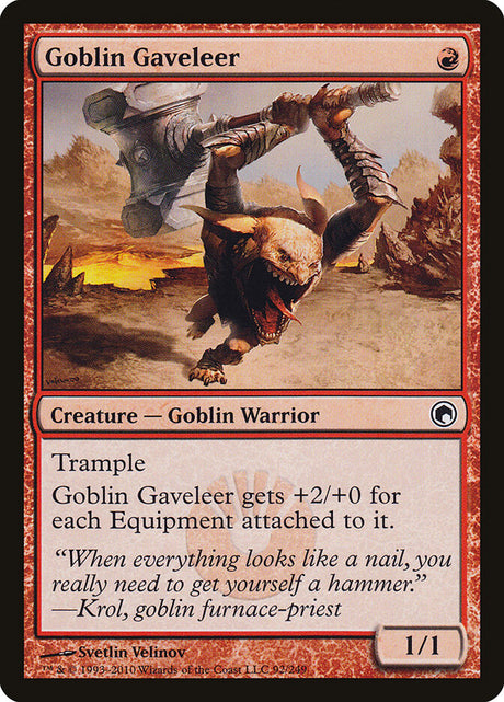 Goblin Gaveleer (92) - Scars of Mirrodin (SOM)