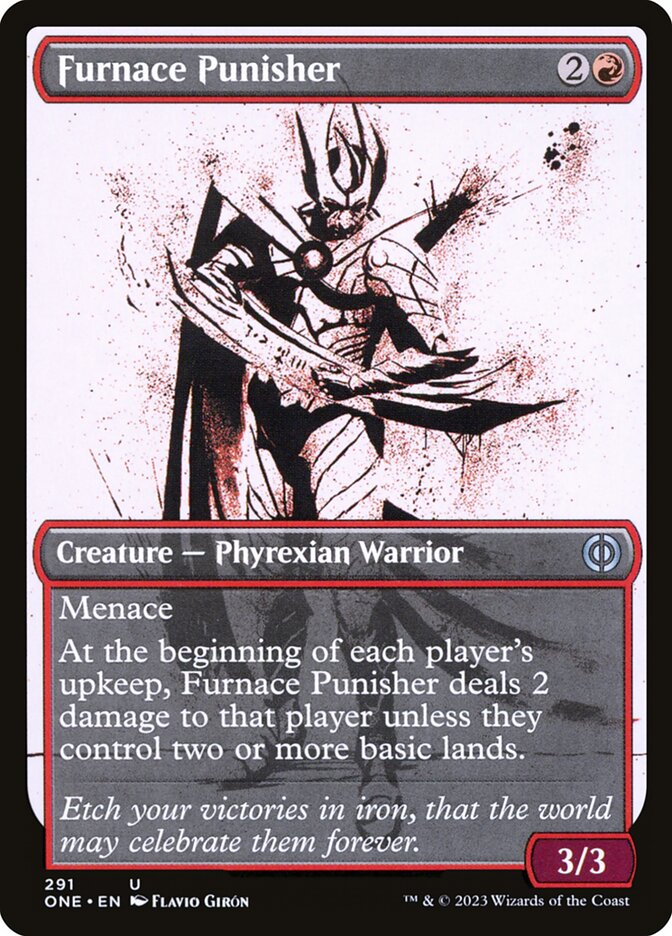 Furnace Punisher (291) - Phyrexia: All Will Be One (ONE)
