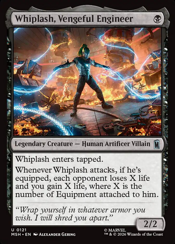 Whiplash, Vengeful Engineer (121) - Marvel Super Heroes (MSH)