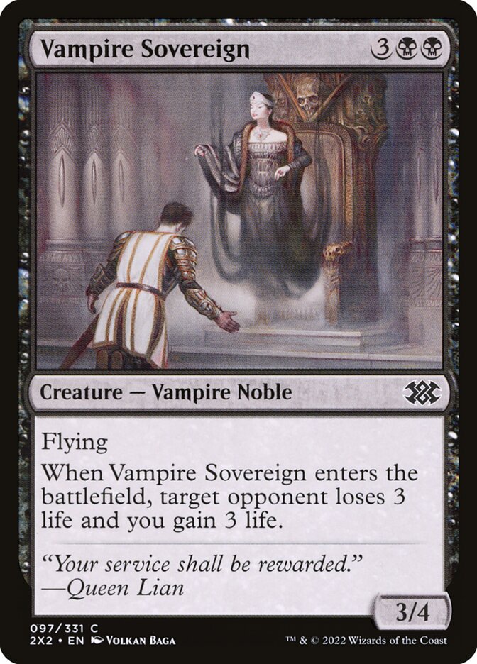 Vampire Sovereign (97) - Double Masters 2022 (2X2)
