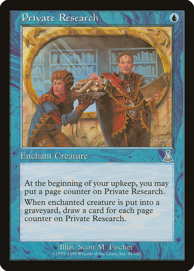 Private Research (41) - Urza's Destiny (UDS)