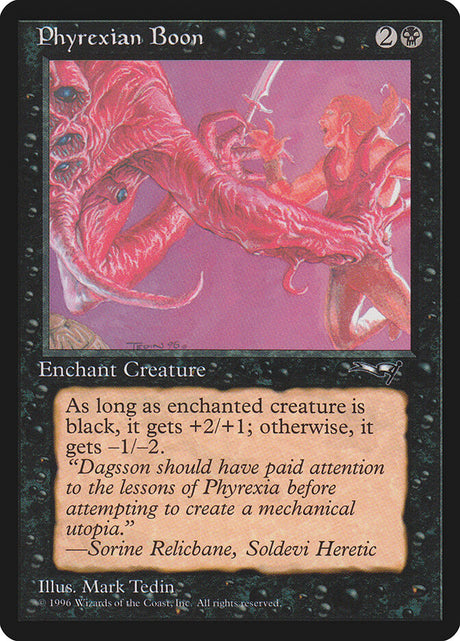 Phyrexian Boon (58b) - Alliances (ALL)
