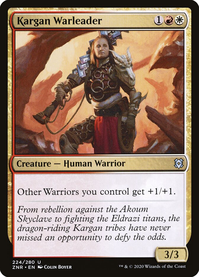 Kargan Warleader (224) - Zendikar Rising (ZNR)