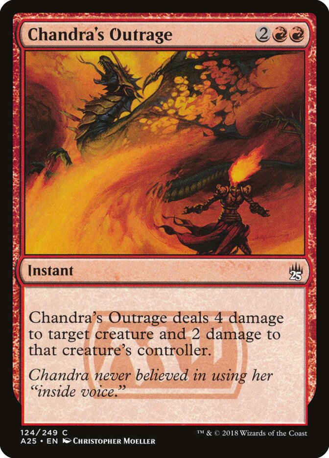 Chandra's Outrage (124) - Masters 25 (A25)