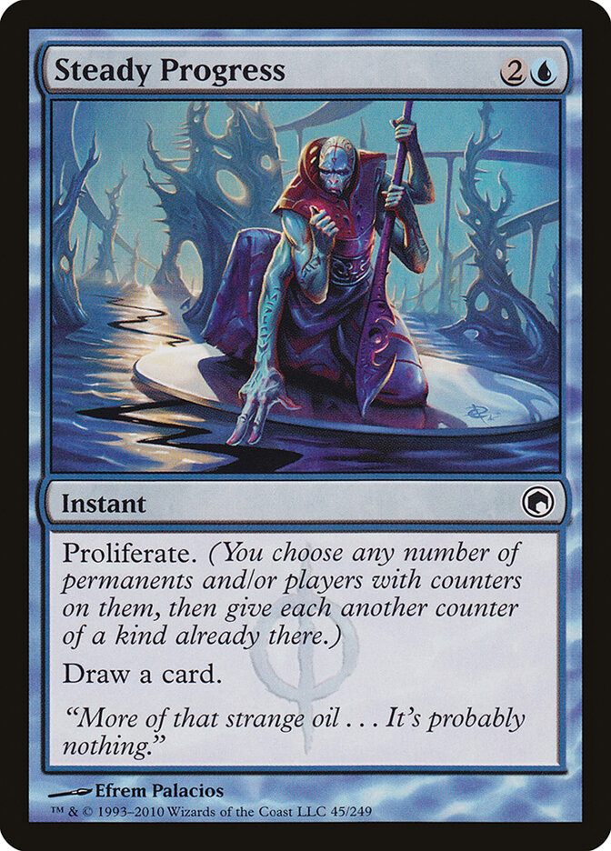 Steady Progress (45) - Scars of Mirrodin (SOM)