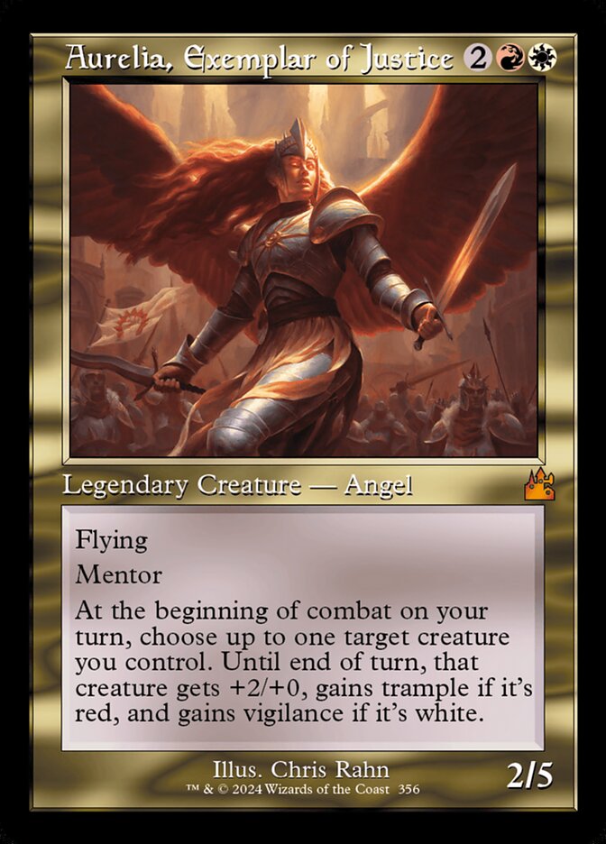 Aurelia, Exemplar of Justice (356) - Ravnica Remastered (RVR)