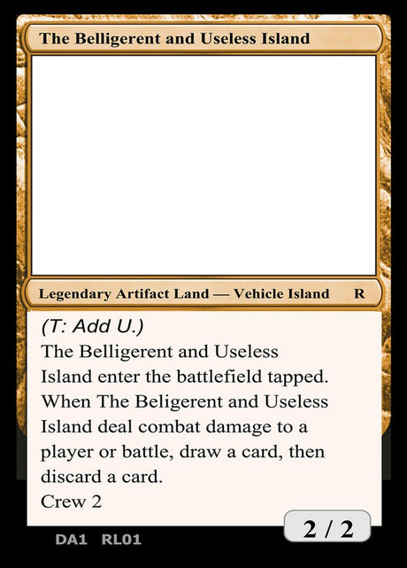 The Belligerent and Useless Island (RL01a) - Unknown Event (UNK)
