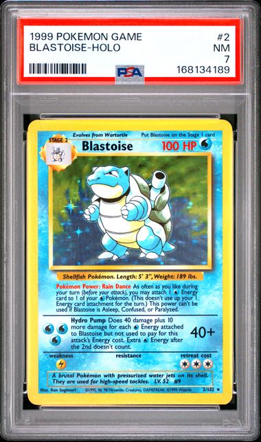 Blastoise #2 - [Graded PSA 7] Base Set