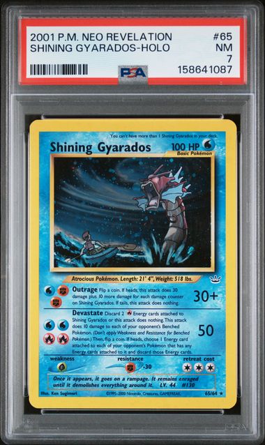 Shining Gyarados #65 - [Graded PSA 7] Neo Revelation (N3)