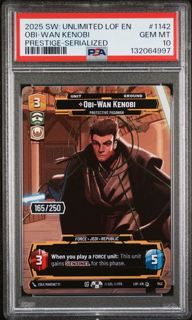 Obi-Wan Kenobi - Protective Padawan (Serialized) - [Graded PSA 10] Legends of the Force (LOF)