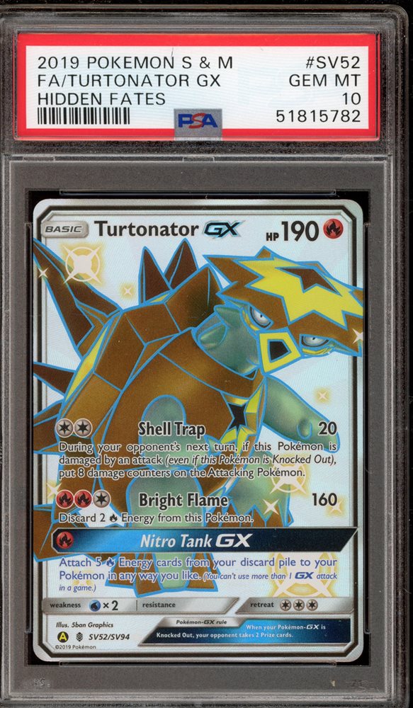 Turtonator GX - [Graded PSA 10] SM8b: GX Ultra Shiny (SM8b)