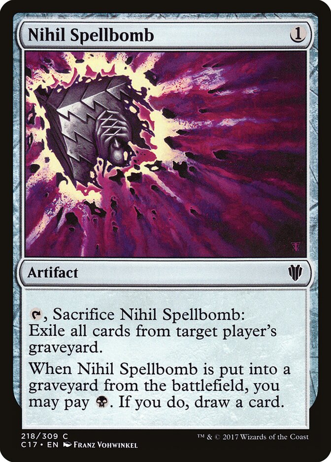 Nihil Spellbomb (218) - Commander 2017 (C17)