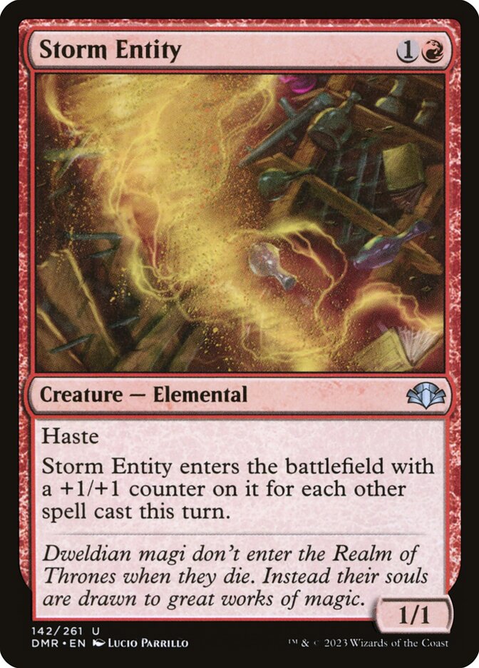 Storm Entity (142) - Dominaria Remastered (DMR)