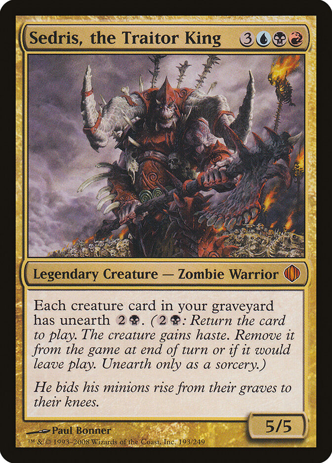 Sedris, the Traitor King (193) - Shards of Alara (ALA)
